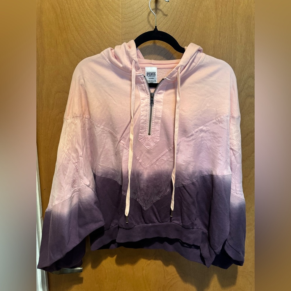 Pink and Purple Ombre lightweight Hoodie - Victorias Secret Pink
